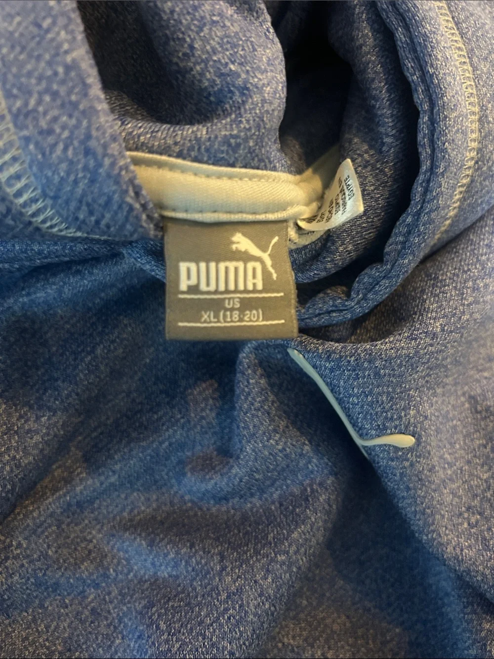 Puma Men's Heather Navy Hoodie